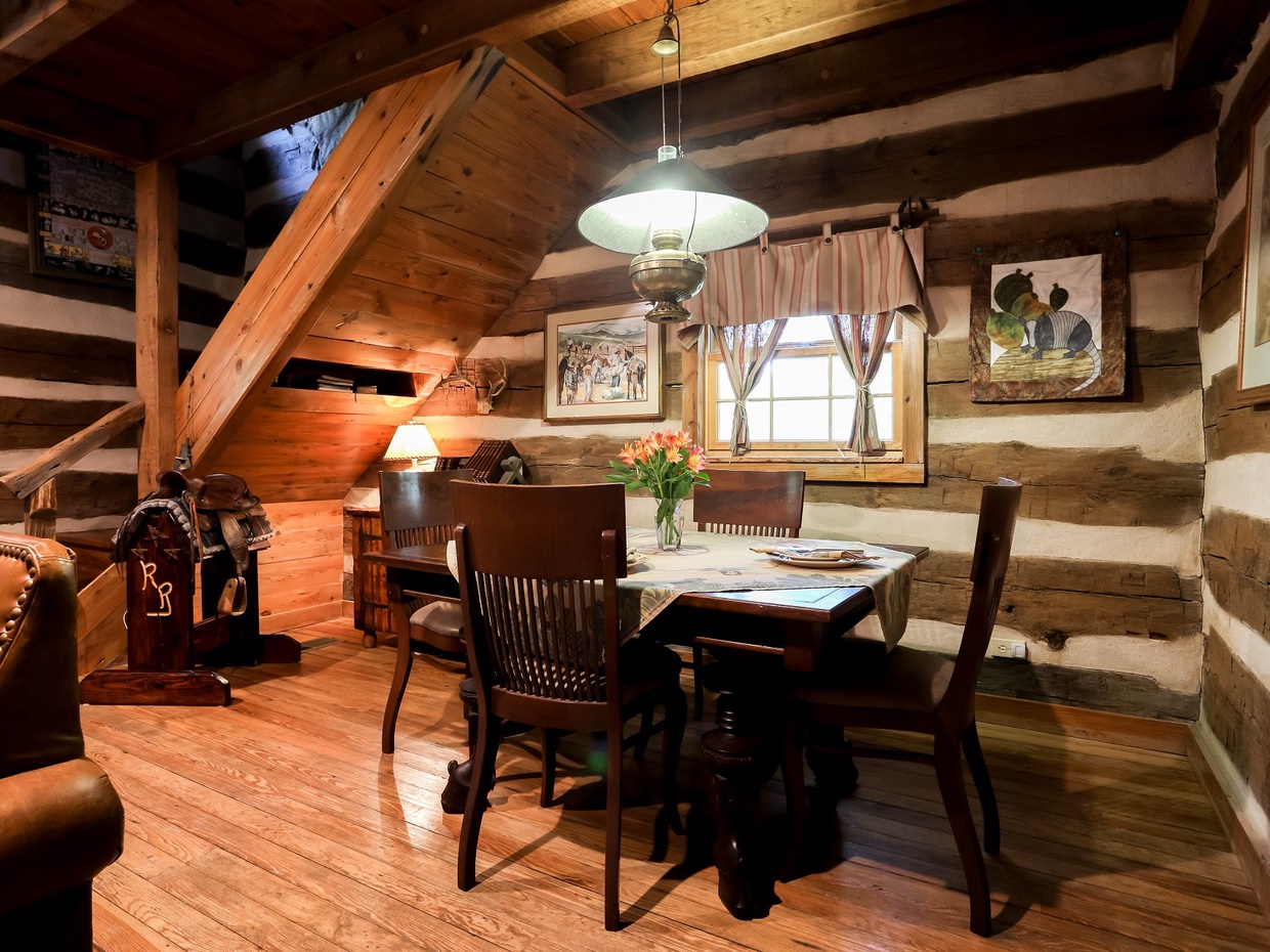 Notice the wonderful woodwork