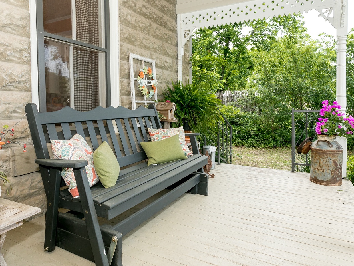 Rock the evening away on the porch