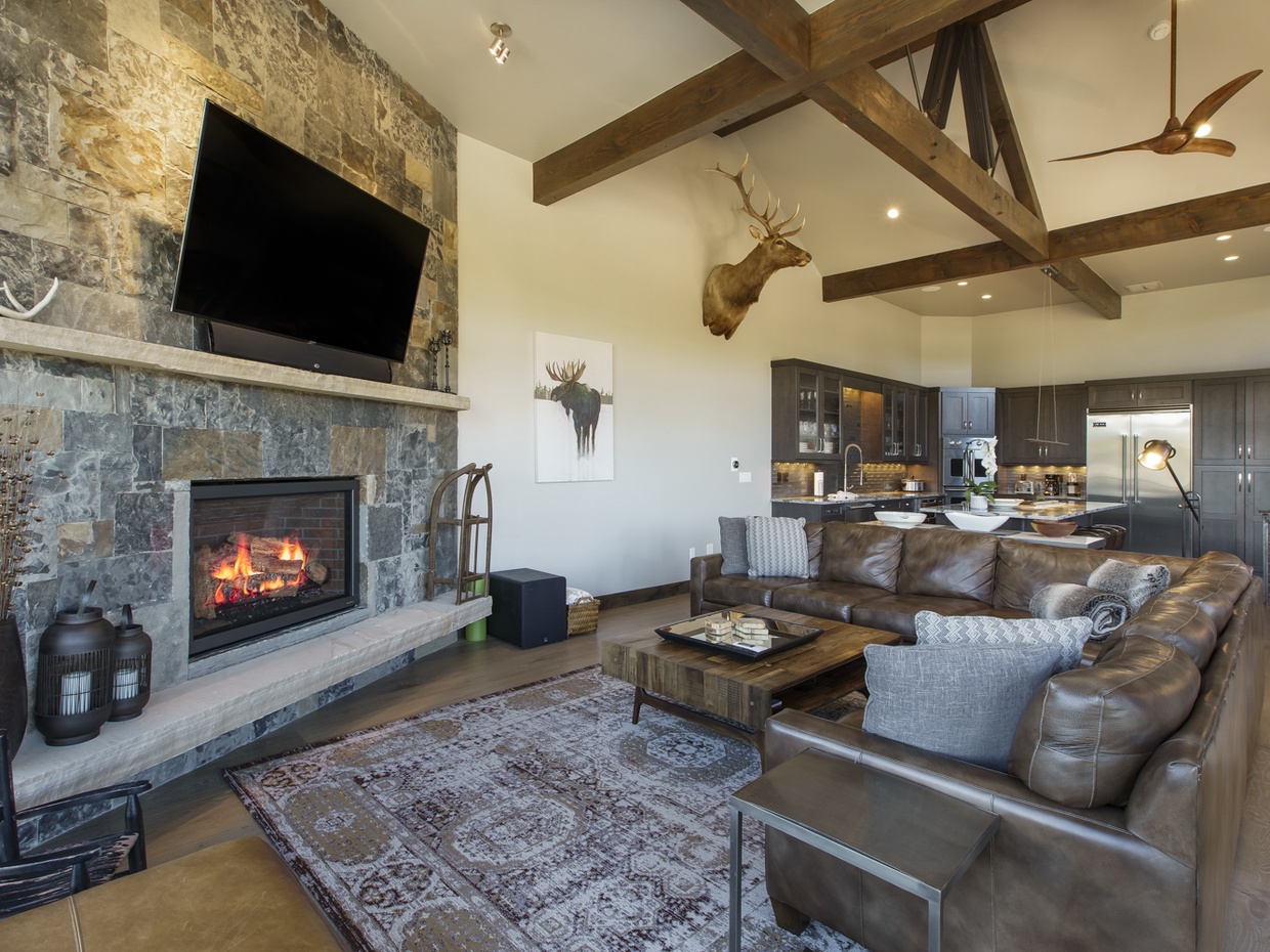 Living Room of Luxury Breckenridge Vacation Rental