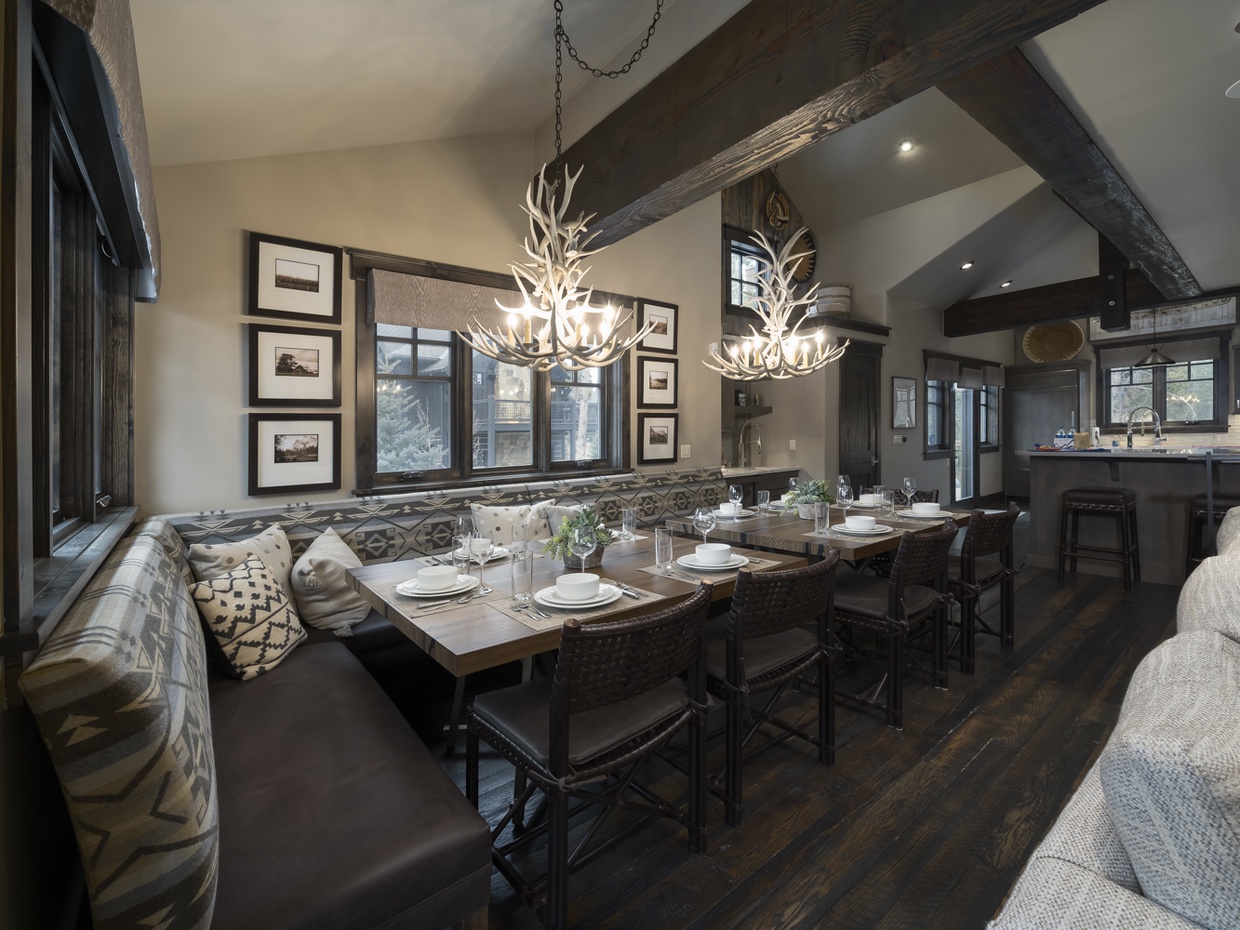 Stunning Dining Room in Luxury Breckenridge Vacation Rental