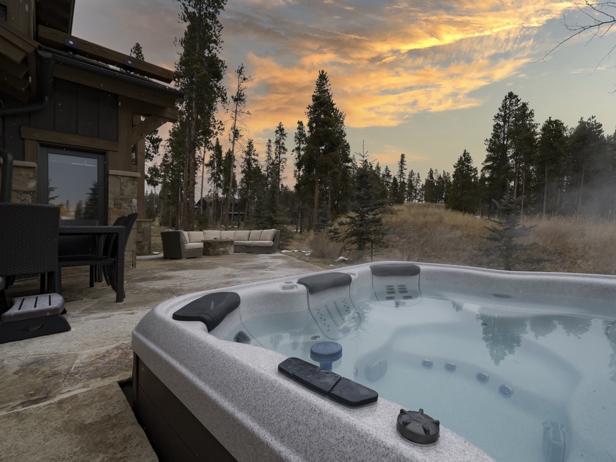 Back Patio of Luxury Breckenridge Vacation Home