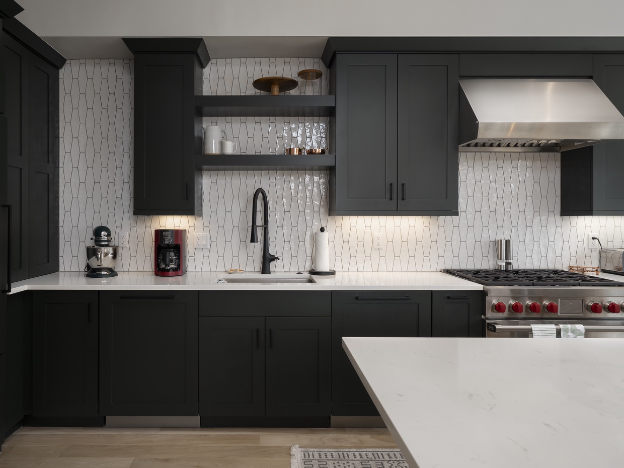 View of the kitchen