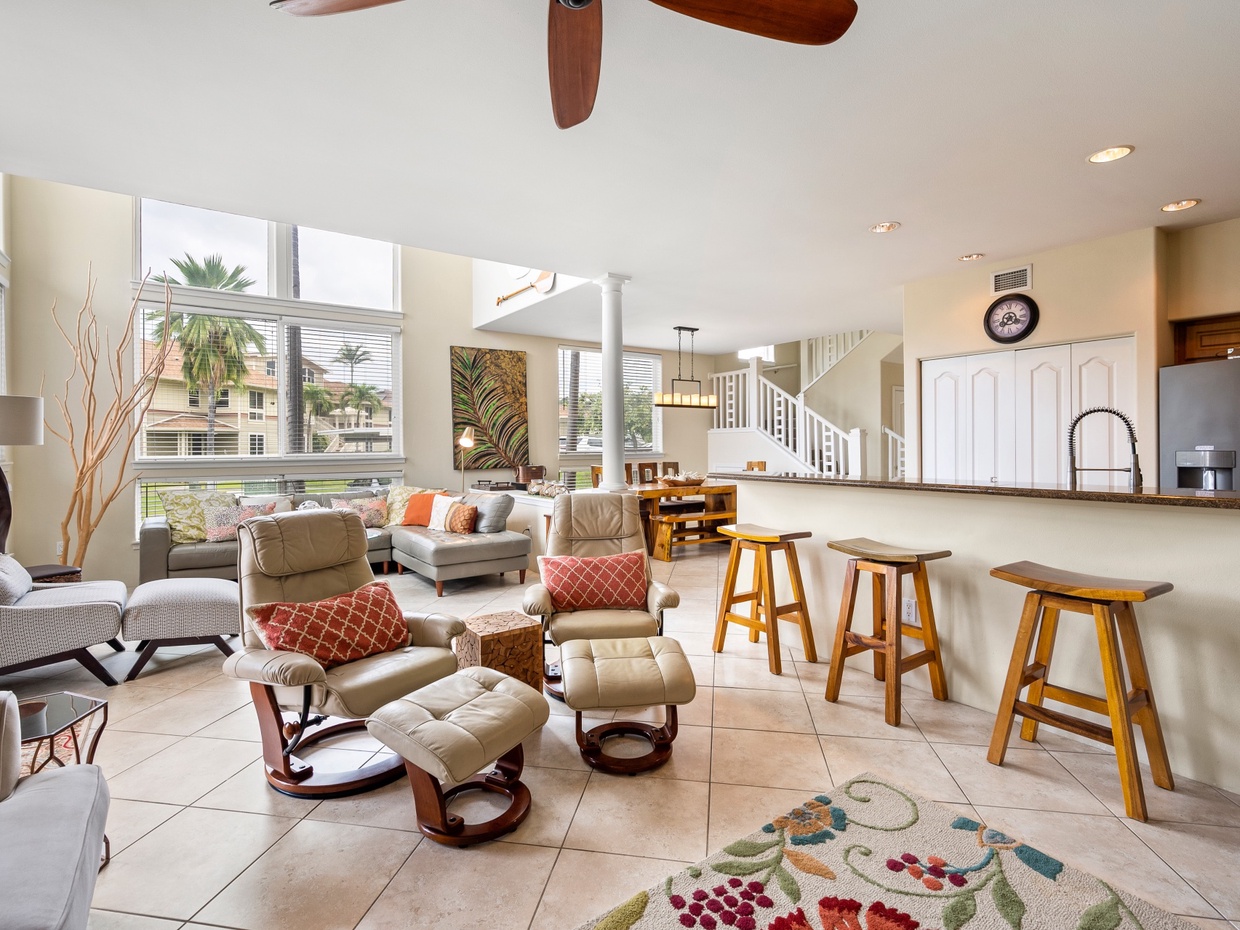 Open floor plan makes entertaining so much more easier