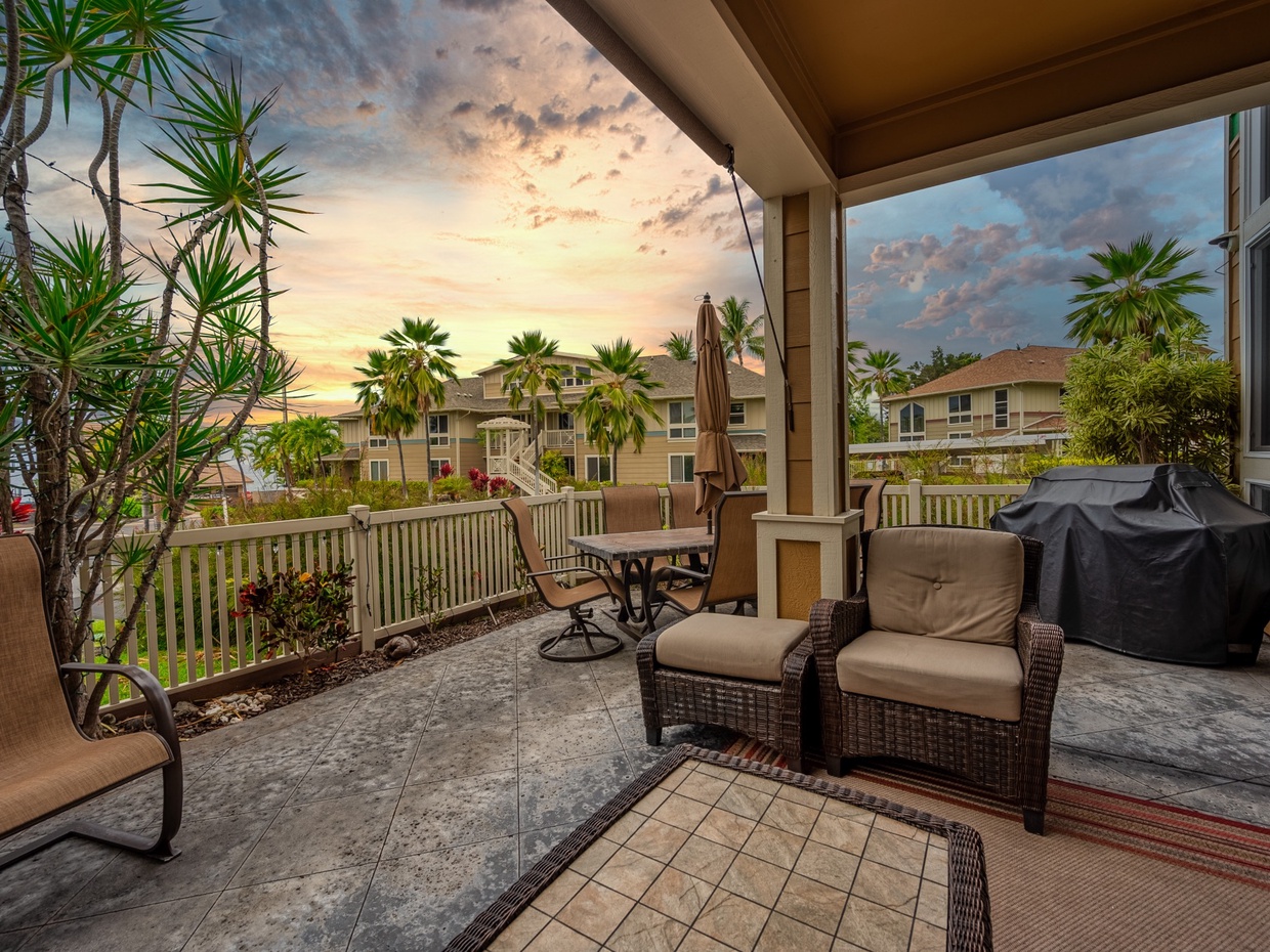 Watch the beautiful sunsets from the balcony