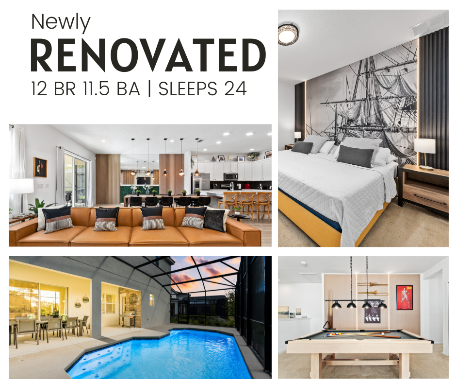Enjoy your holidays in this newly renovated 12-bedroom, 11.5-bathroom home.