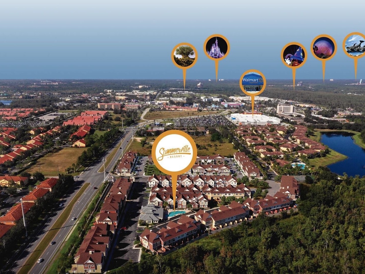 We are really close to everything!   Disney, Walmart, Startbucks, Restaurants, and more!!