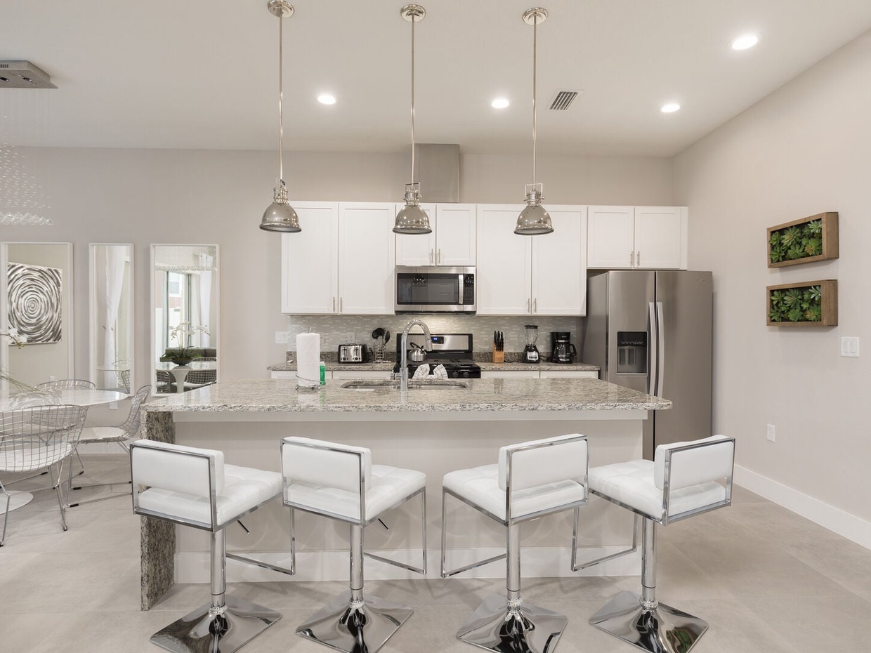 Fully-equipped kitchens, with all the appliances you need to prepare  your meals for day.