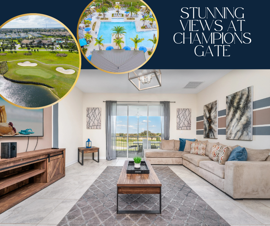 Fully-Furnished Townhouse in Champions Gate Resort, 3BR/2BA