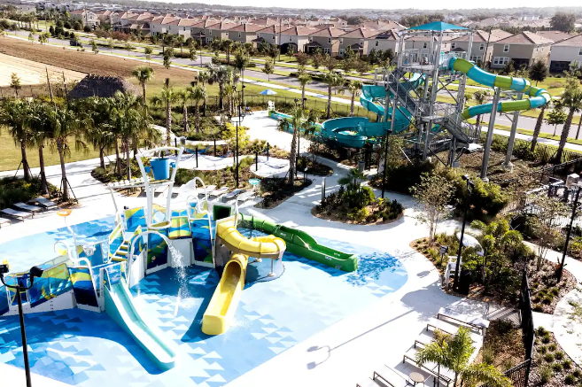 Enjoy full resort access, at The Retreat Clubhouse you'll find a community pool, water slides, mini golf, and more.