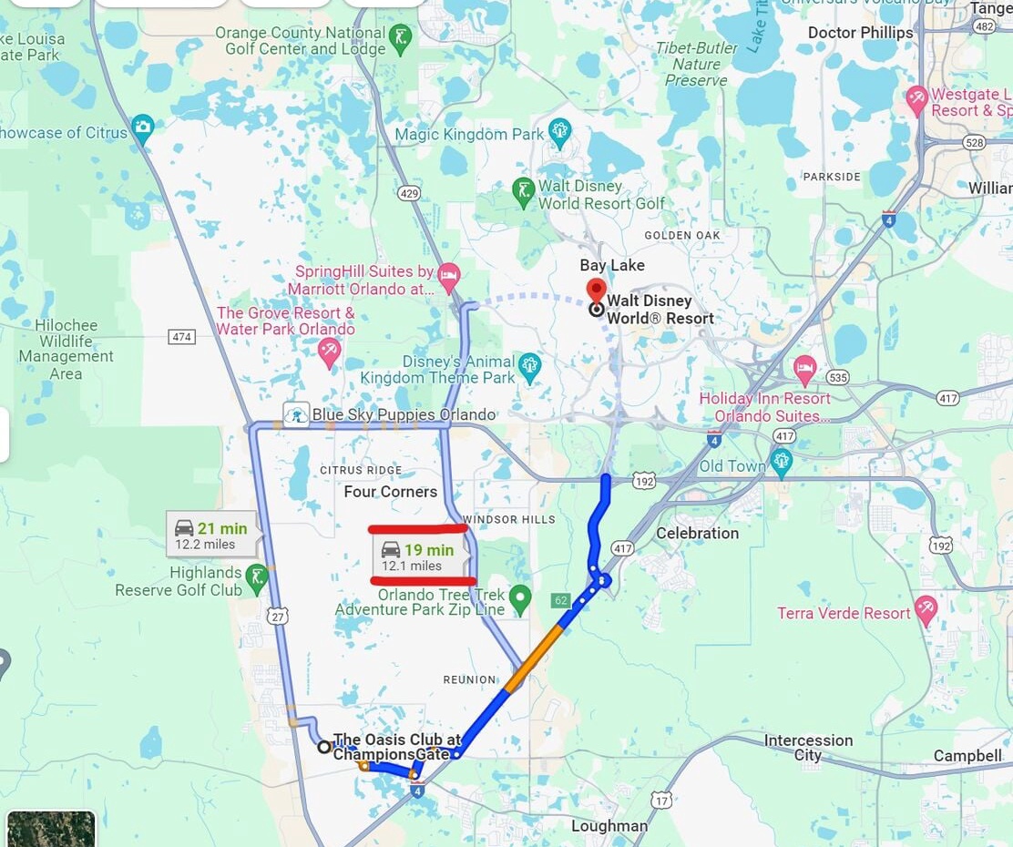 Located just 20 minutes from Disney and other popular Orlando attractions (Travel times may vary due to traffic)