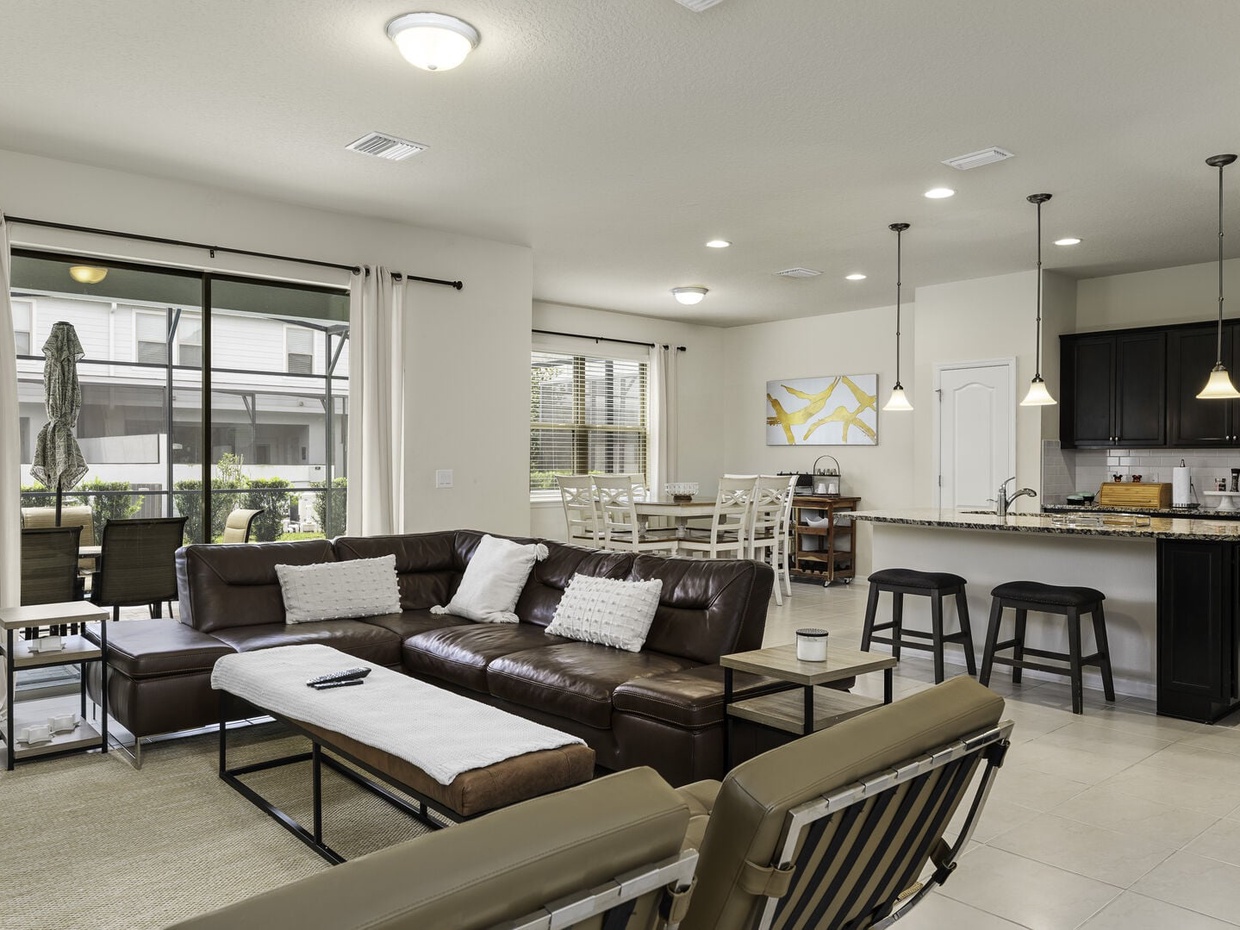The home's open concept layout is ideal for spending more time with your family and friends.