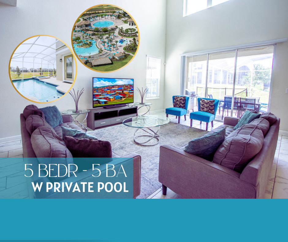 Spend your holidays in a 5 bedroom, 5 bathroom home.