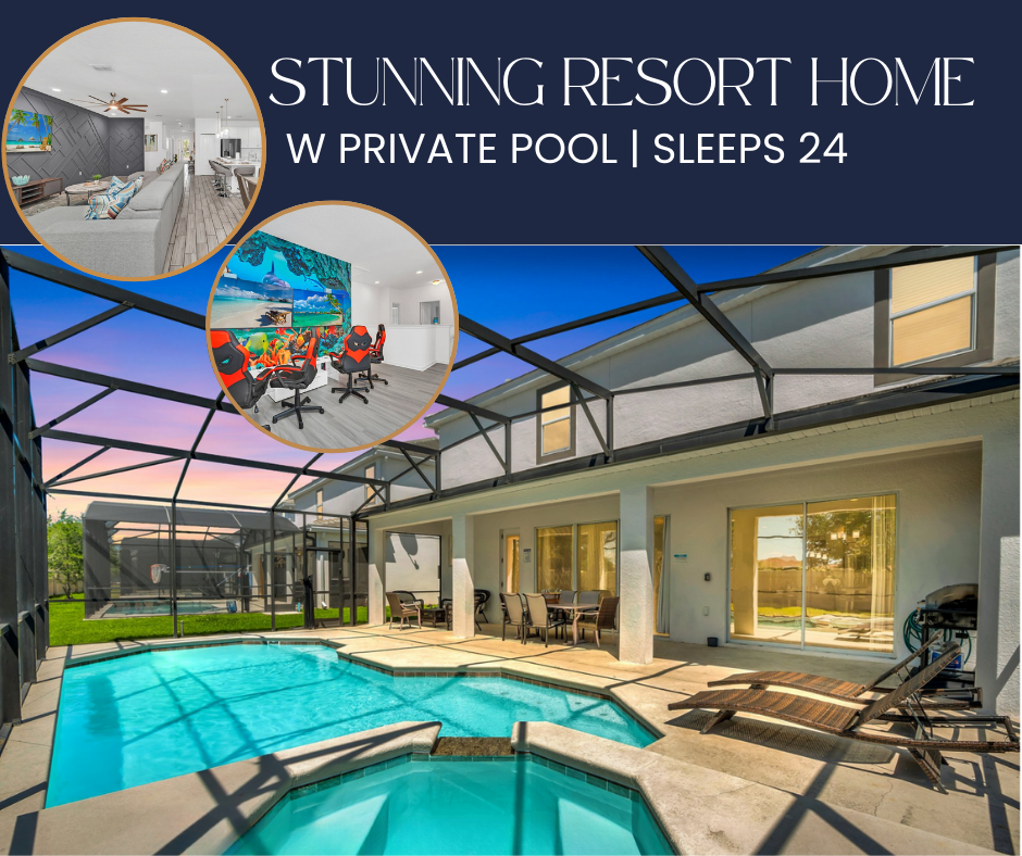 Spend your holiday in our 10-bedroom, 8-bathroom home, the ideal space for large groups!