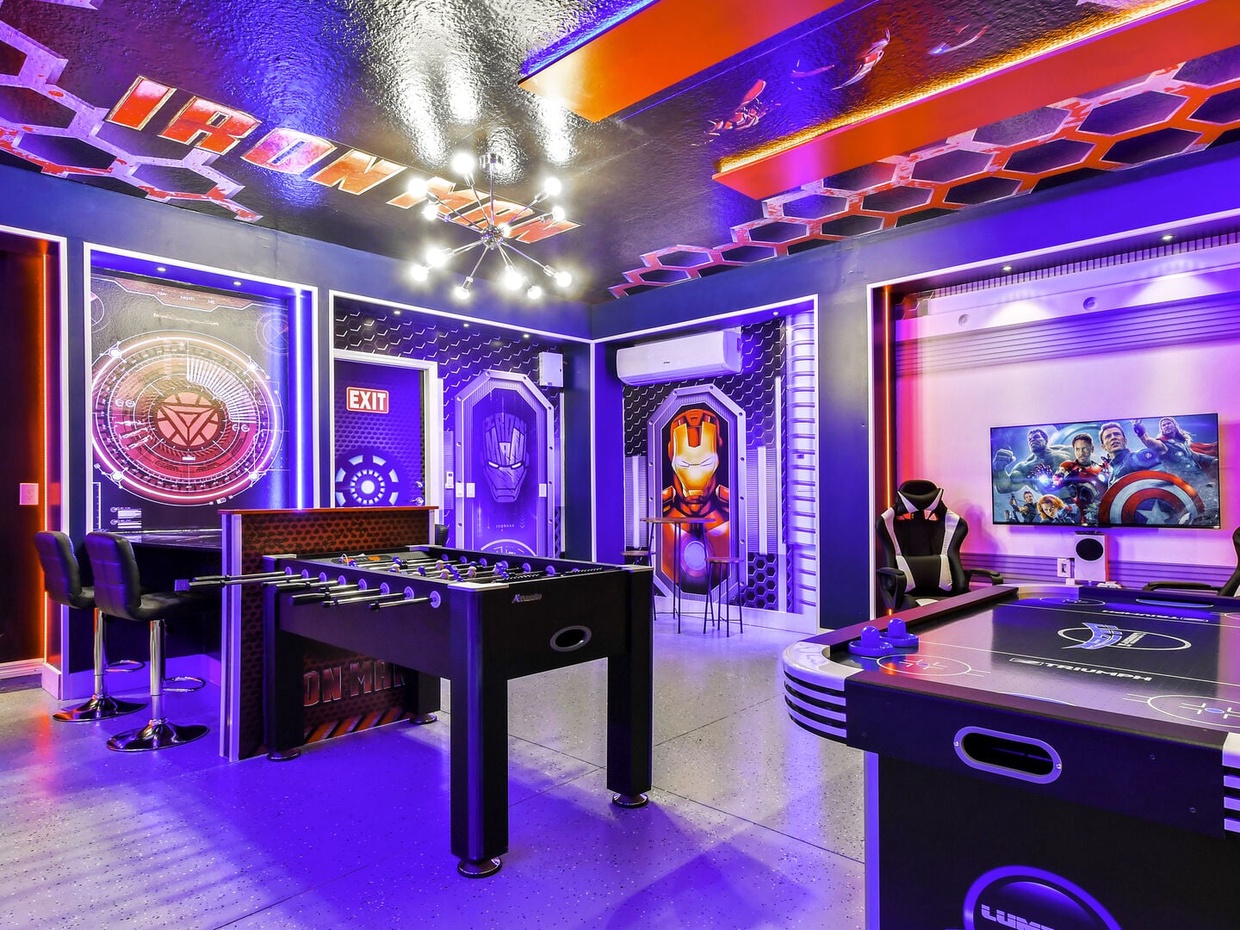 You want to stay indoors? Our game room is perfect for those days you want to relax and enjoy inside.