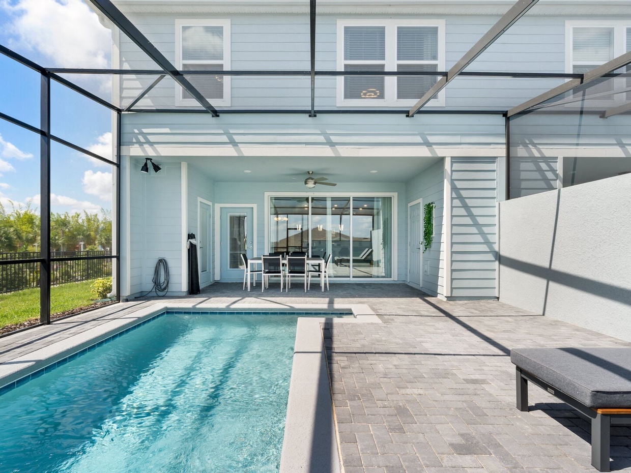 Relax in the Florida sun by our private pool.