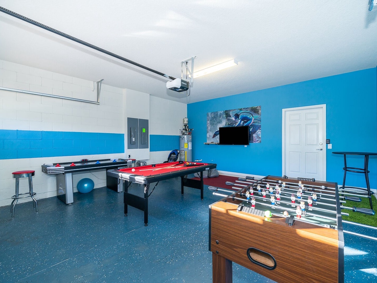 Want to stay in? Our game room is ideal to keep you and your family entertained for those nights you want to stay indoors.