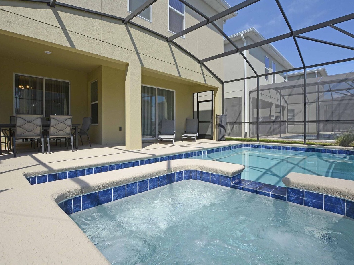Take a refreshing dip in the pool and soak up the sun on our spacious patio.