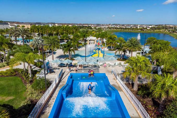 Try out Solara's exciting FlowRider surf simulator, perfect for guests looking to catch a wave without leaving the resort! Additional fees apply.
