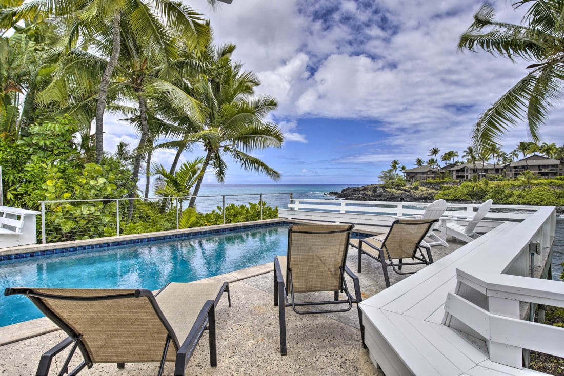 Enjoy Poolside Sunrises and Sunsets