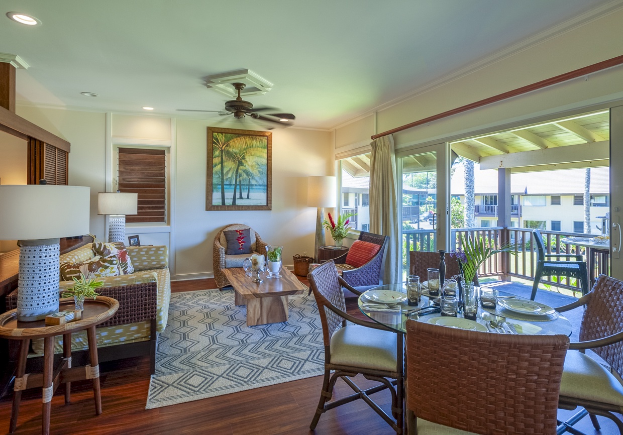 Living room area.