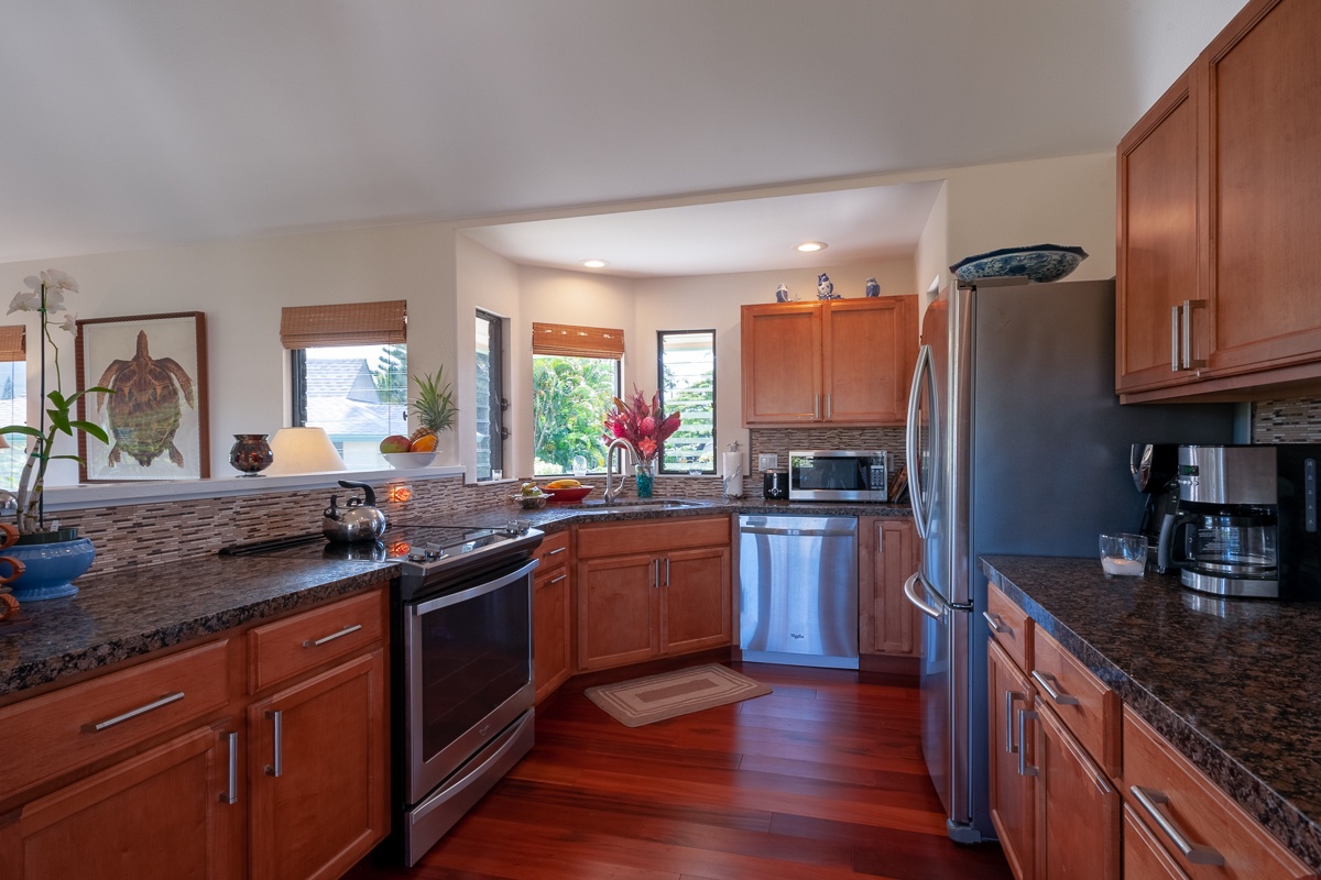 Hanalei Bay View 26 Kitchen