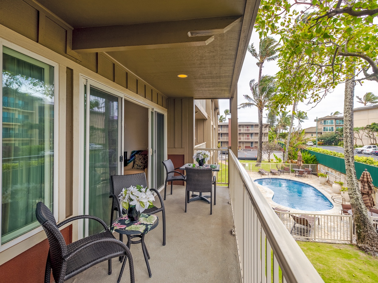 Kauai Rentals | Kauai Kailani 218 | lanai
