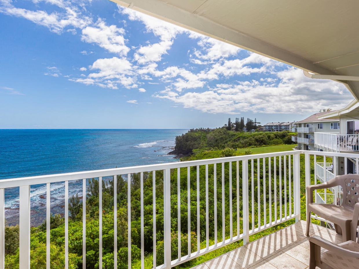Alii Kai 4303 | Kauai Kahuna Vacation Rentals | Balcony View