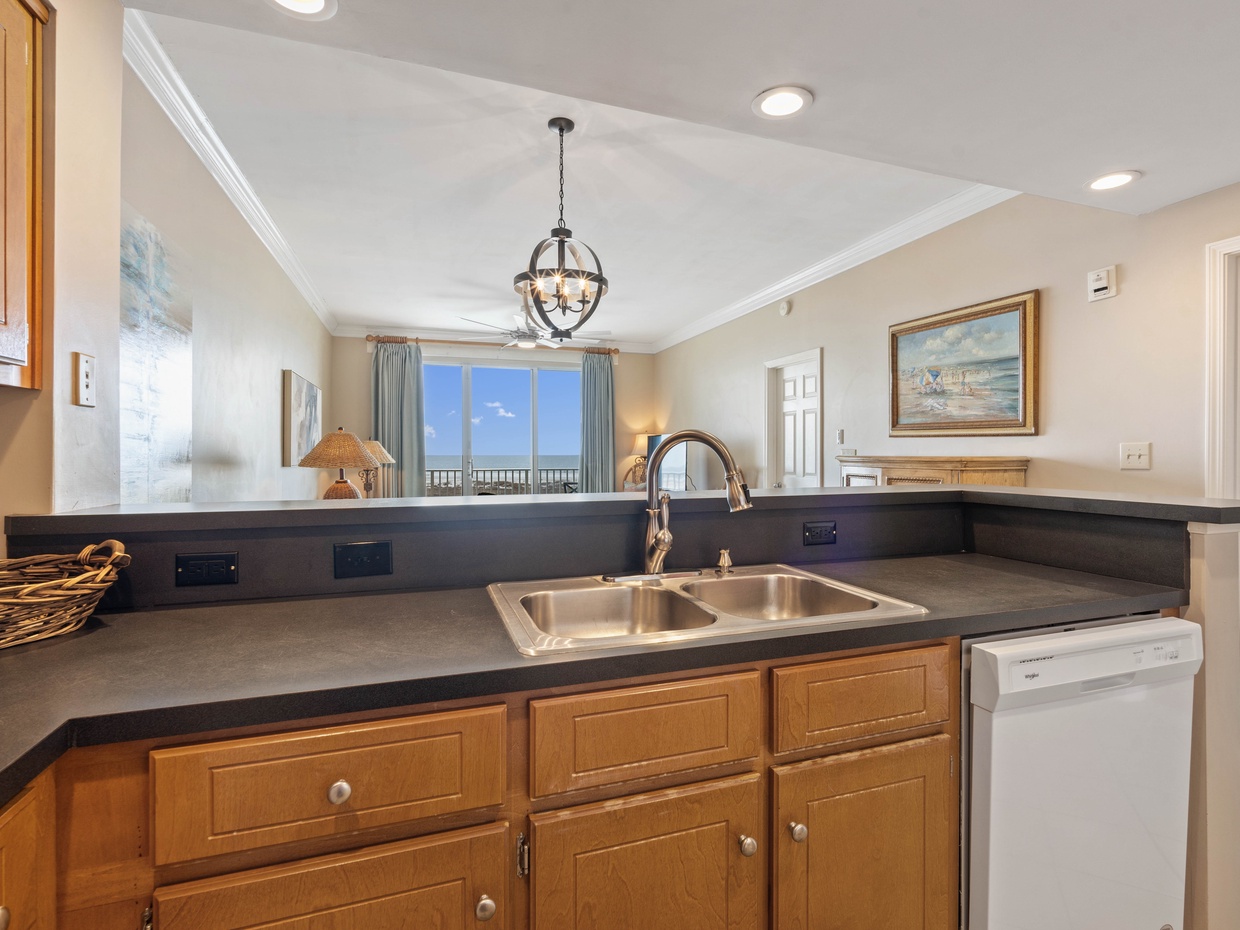 kitchen sink & countertop