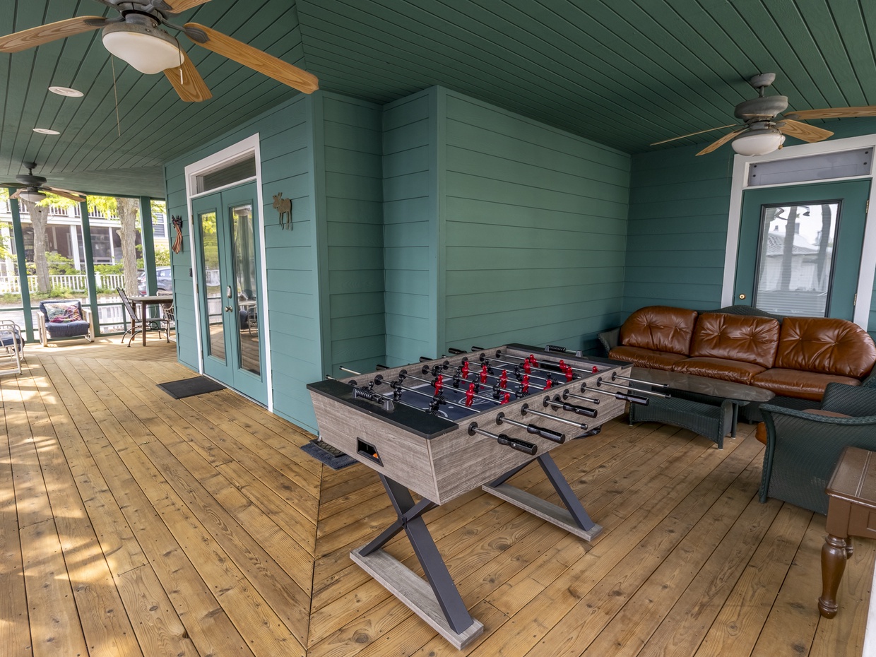 Main Level | Screened in Porch | Foosball