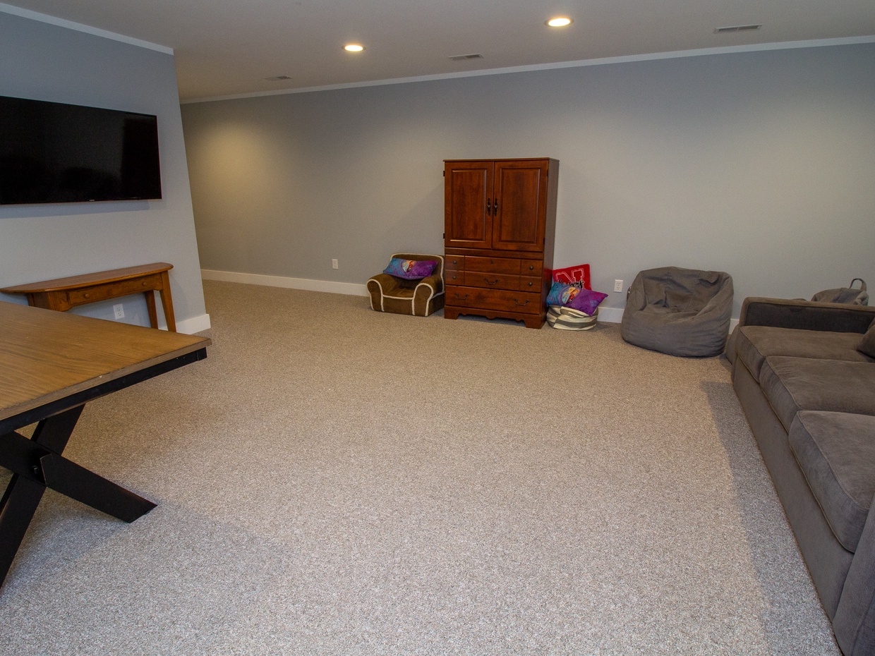 Basement | Rec Room with Sleeper Sofa