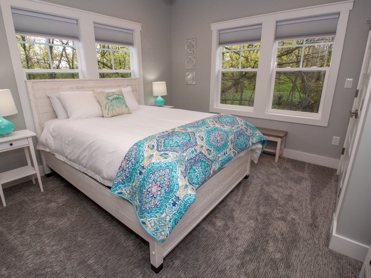 Second Level | Bedroom 3: Queen with Attached Bath