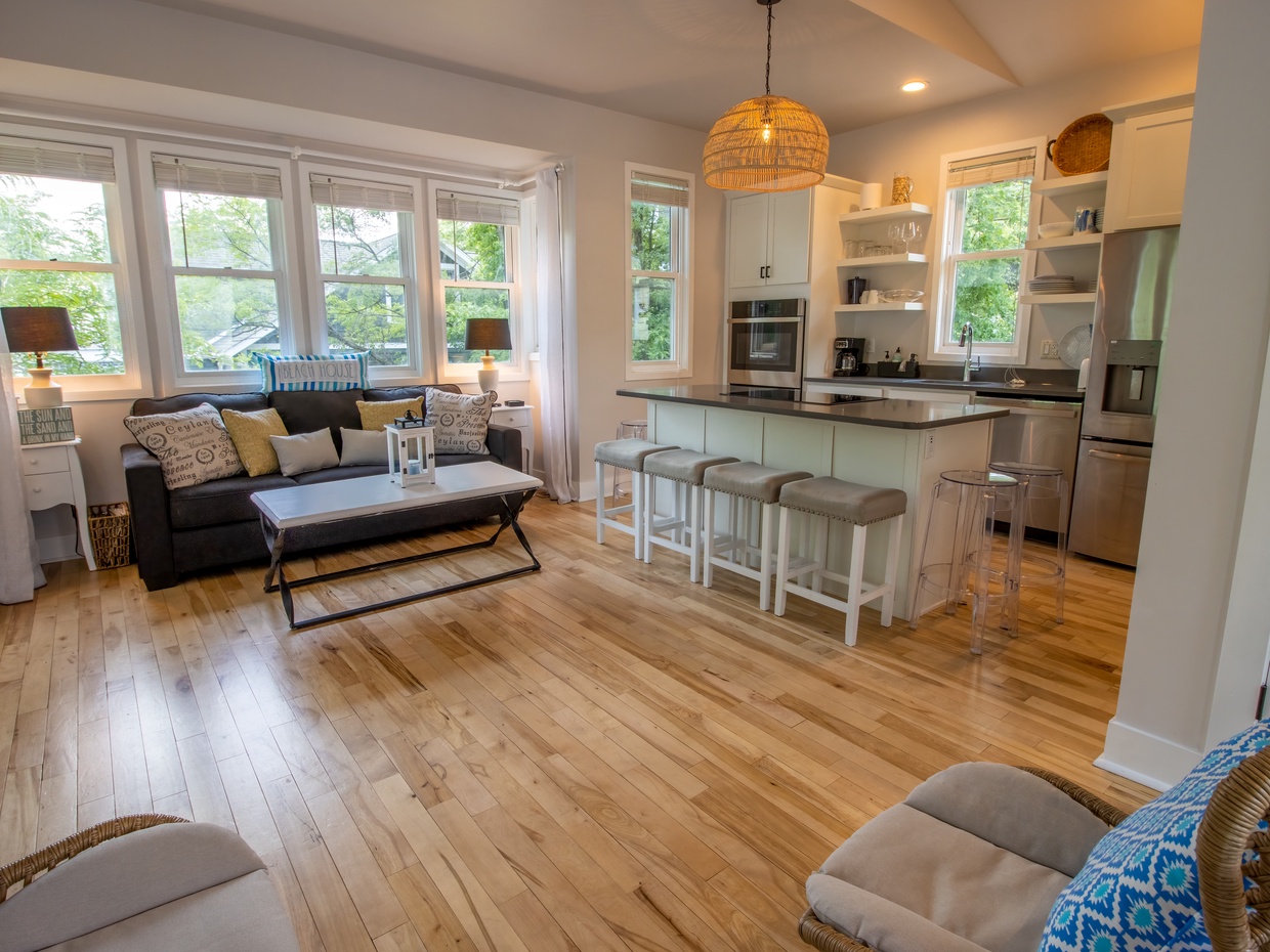 Second Level | Living Room with Sleeper Sofa