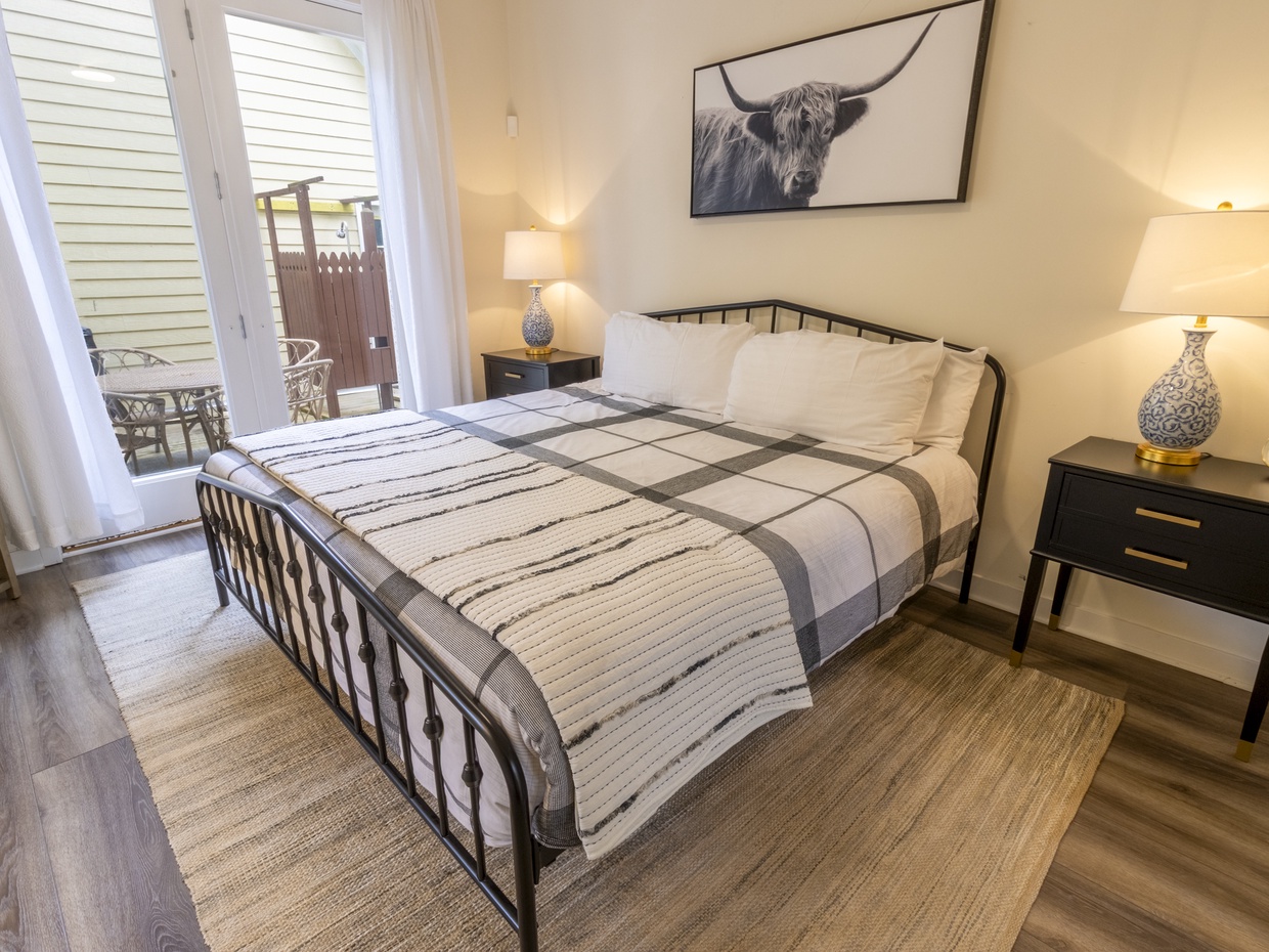 Main Level | Bedroom 1 | King | Attached Full Bath