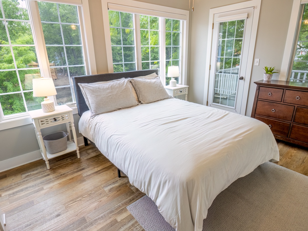 Second Floor | Bedroom 4 | Queen | Attached 3/4 Bath