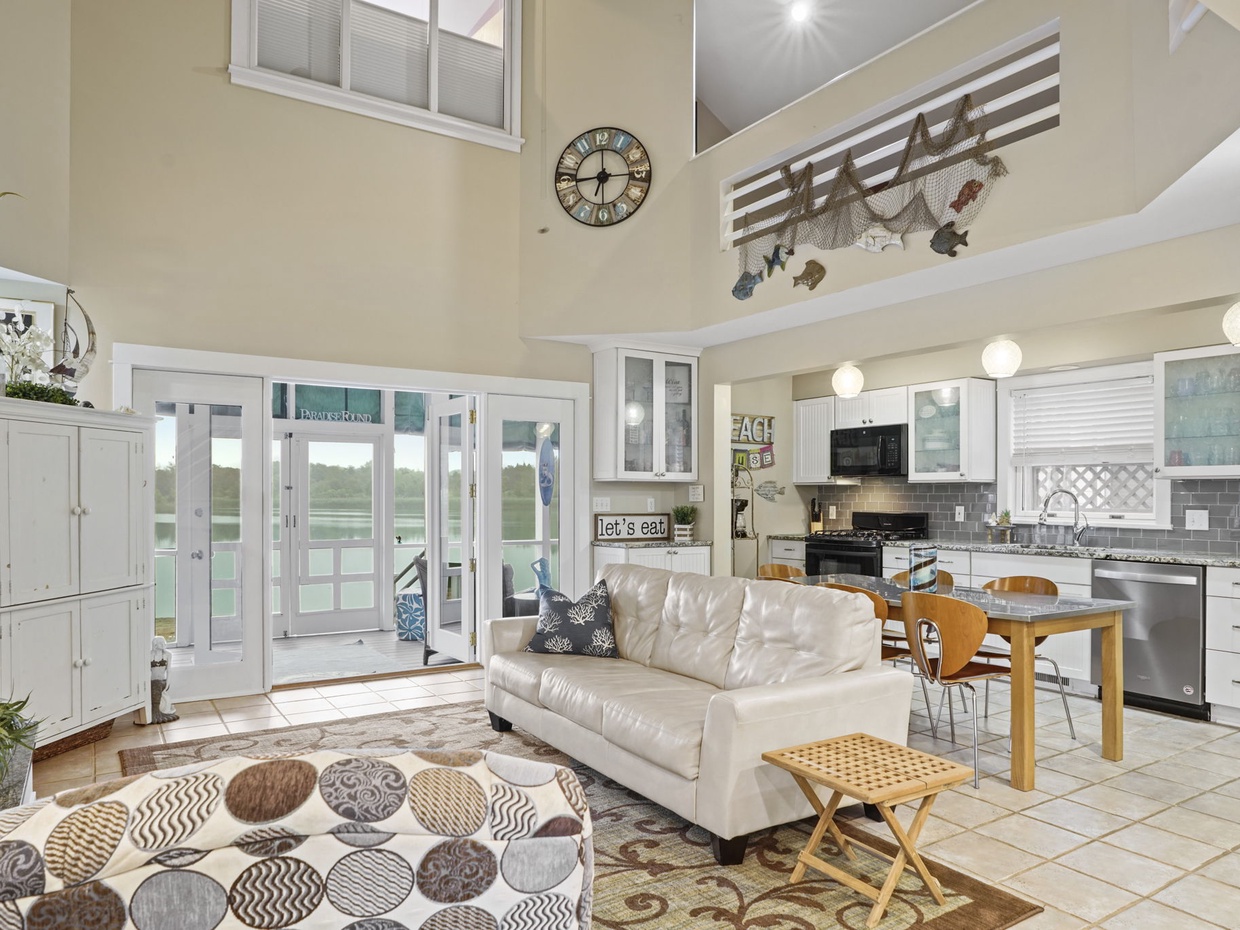 Main Level |  Living Room | Kitchen