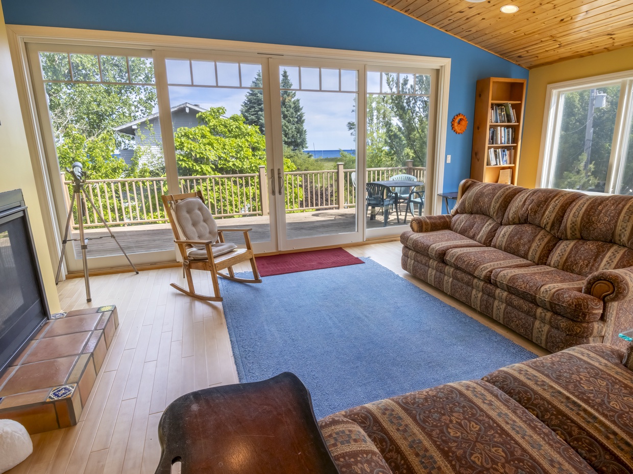 Second Level | Living Room | Deck