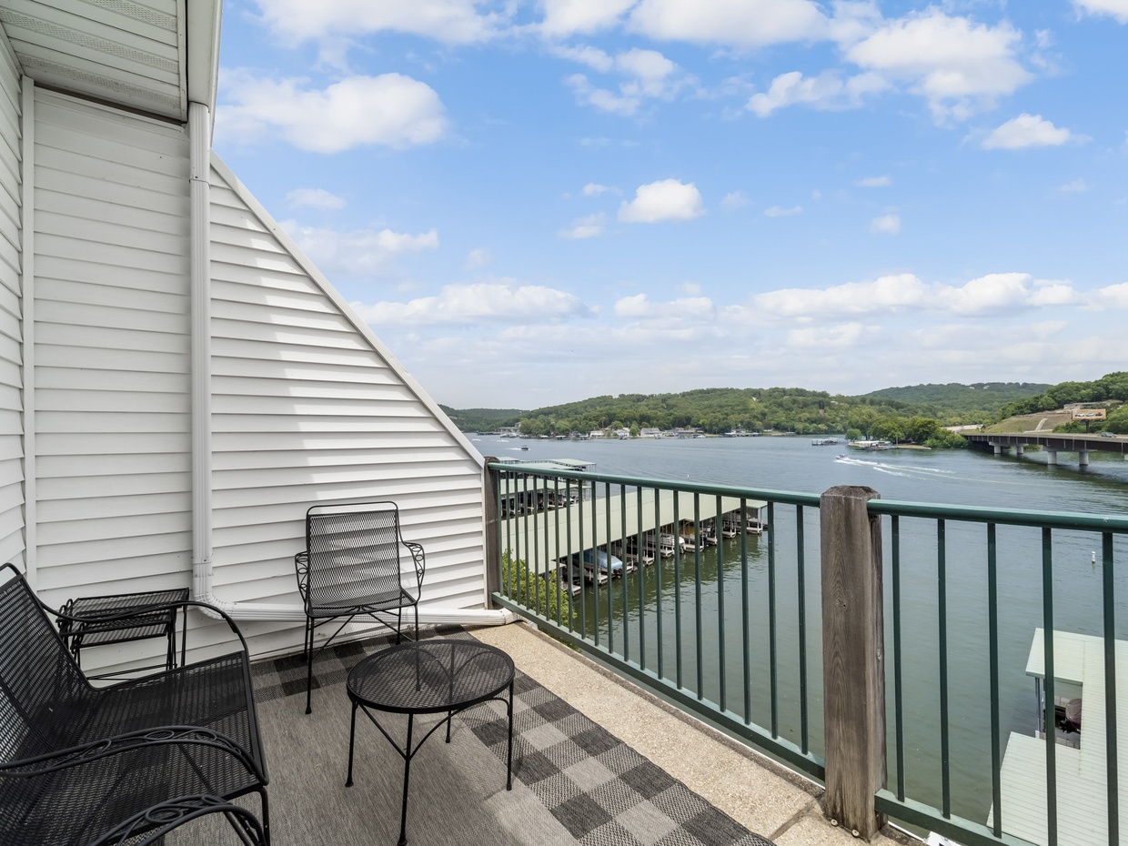 Lake view from deck