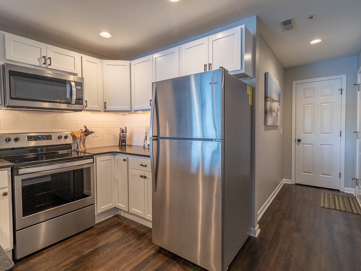 Kitchen and entry