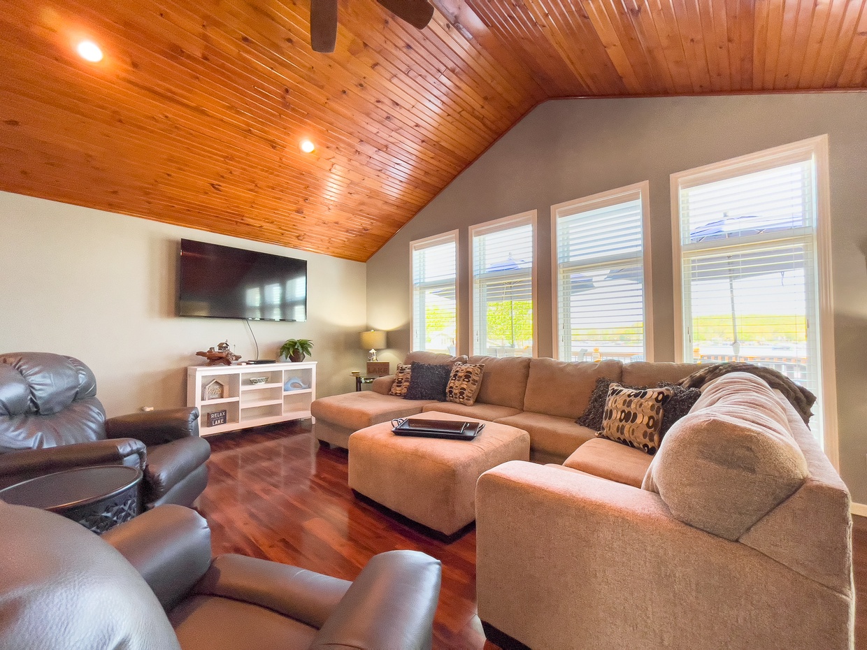 Living area on main level