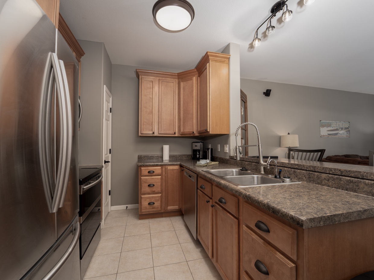 Kitchen on main level