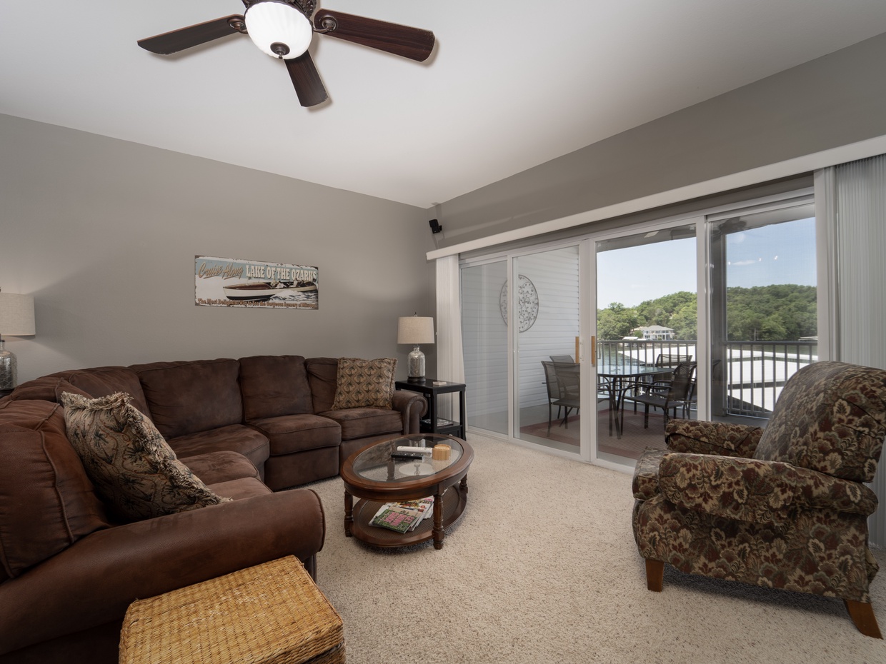 Living area on main level