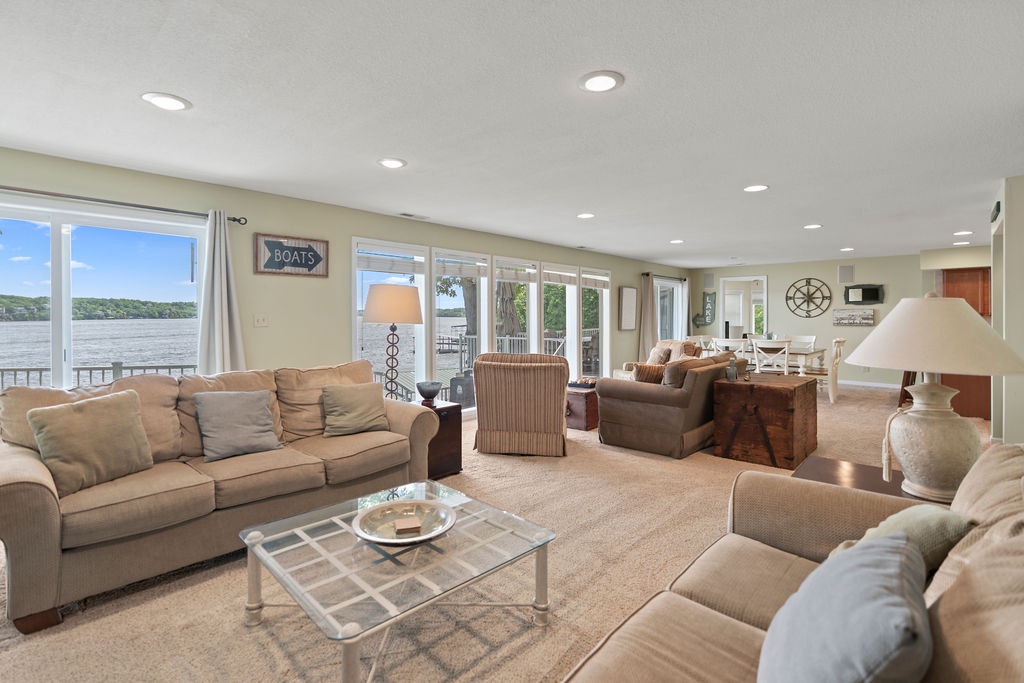 Living area lower level
