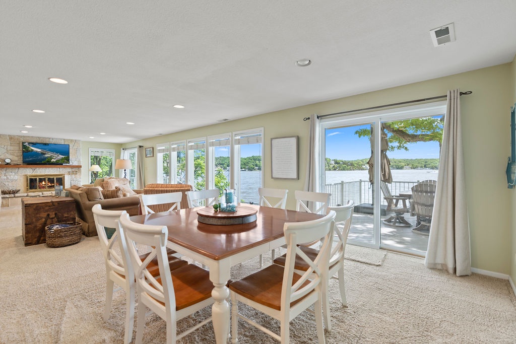 Dining area lower level