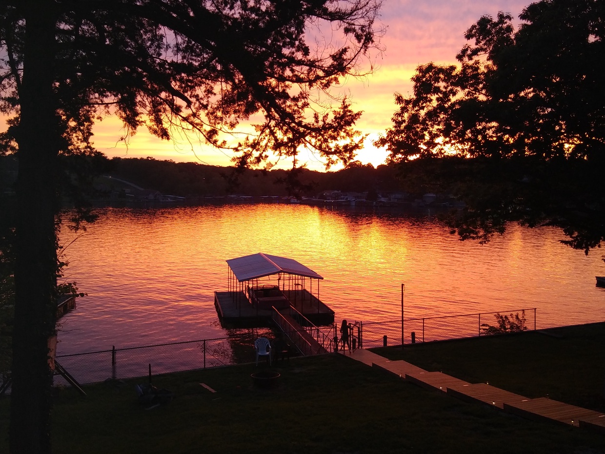 VIEW OF THE SUNSET!
