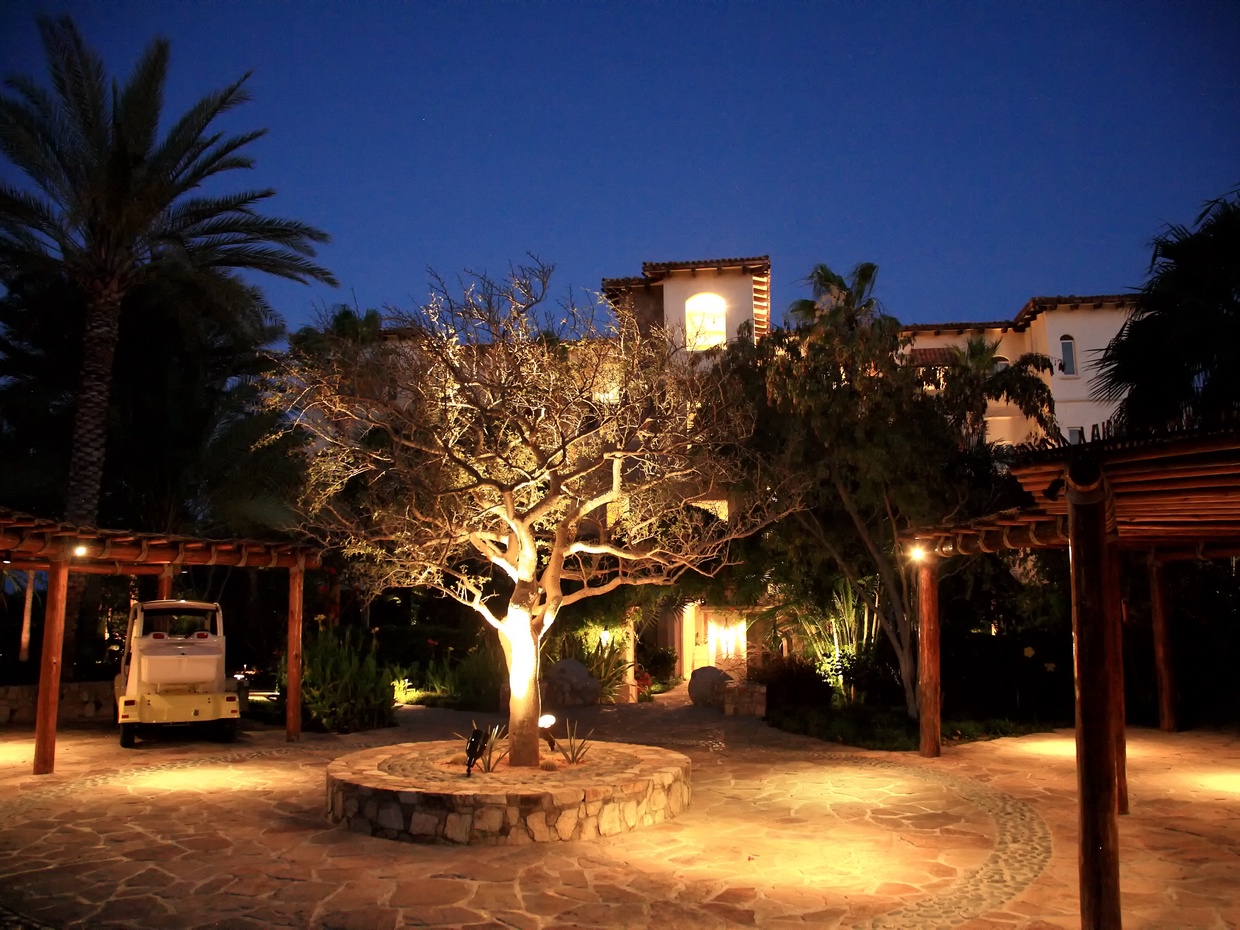 Entry to the Villa