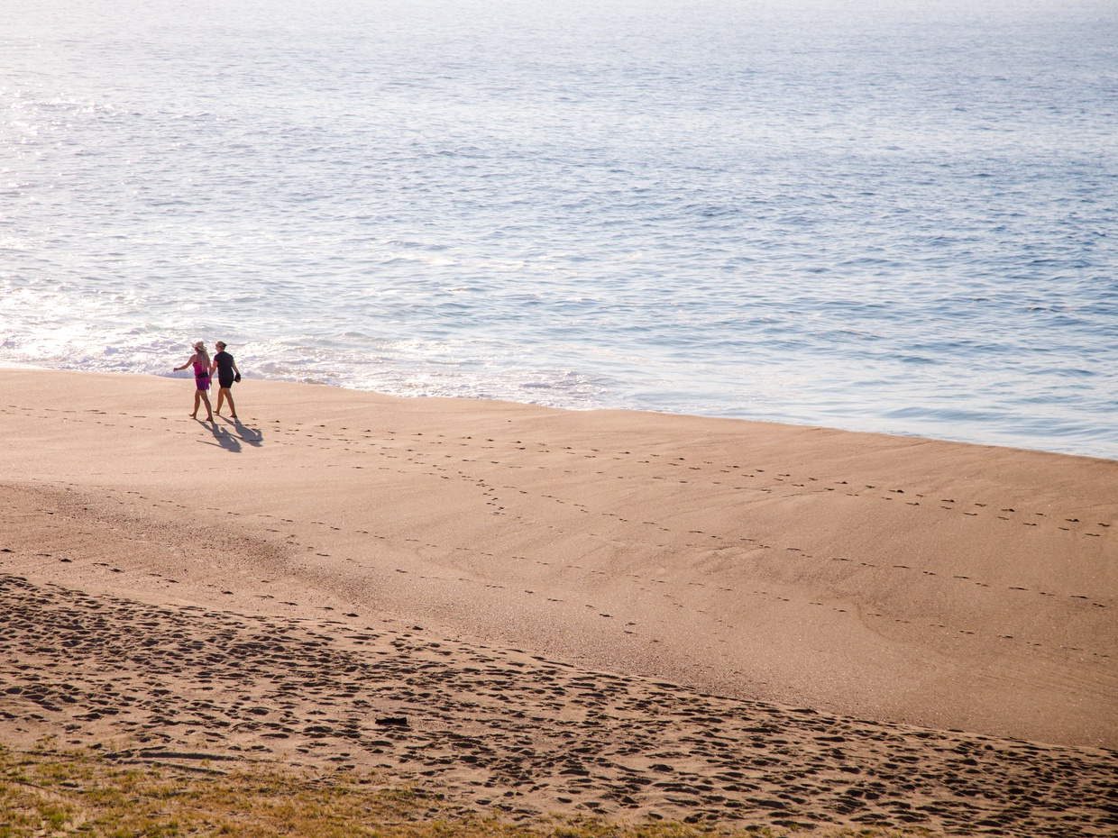 Enjoy 2 miles of sandy beach