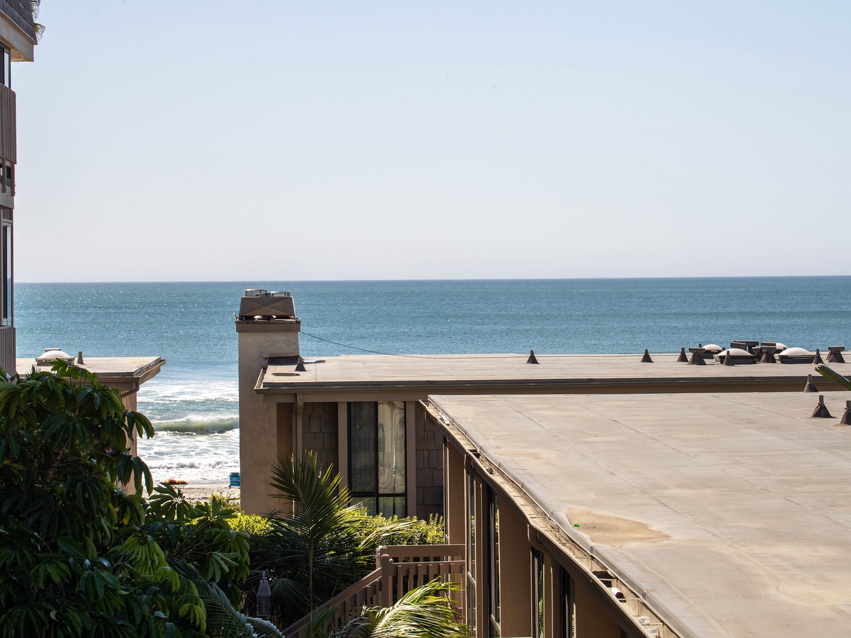 This is a close-up of the view from the balcony.