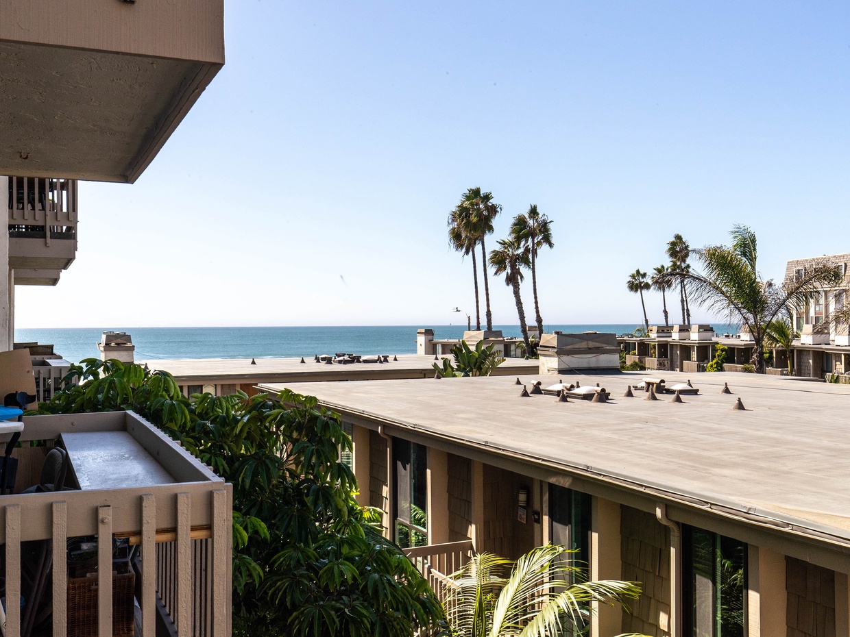 Watch ships sail by from your balcony!