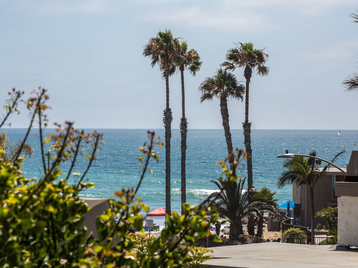 Ocean View from the Living Room Balcony