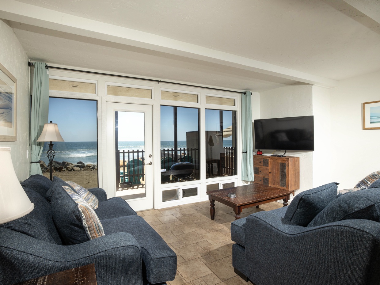 Whitewater ocean views from inside the condo!